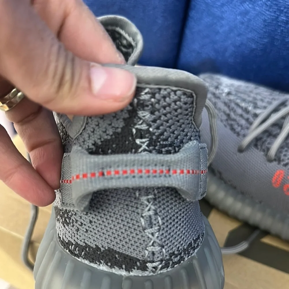 - Gray Yeezy Sneakers